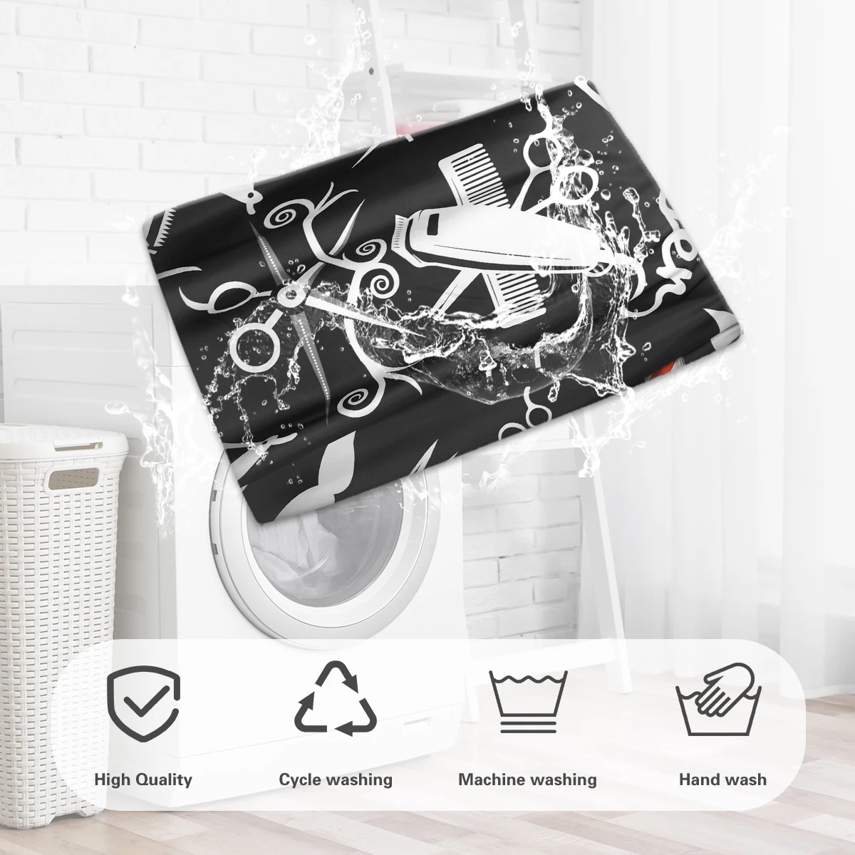 Antystatyczna peleryna do stylizacji włosów Wodoodporna włóknina Akcesoria owijania Narzędzia Parishahar