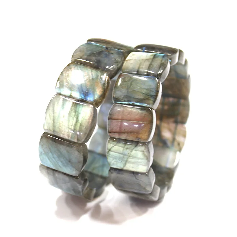 

1 Strand Natural Labradorite Crystal Bracelet