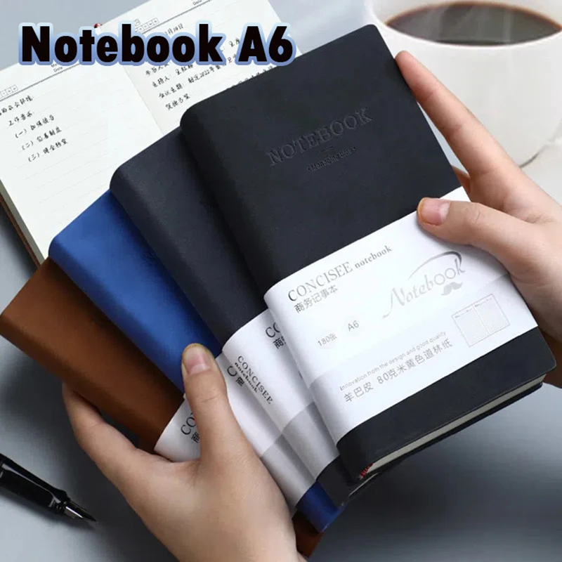 

Notebooks A6 360P Lined Page Diary Planner Journal Notepad Stationery For Office School Supplies Bullet Sketch Agenda 2023/24