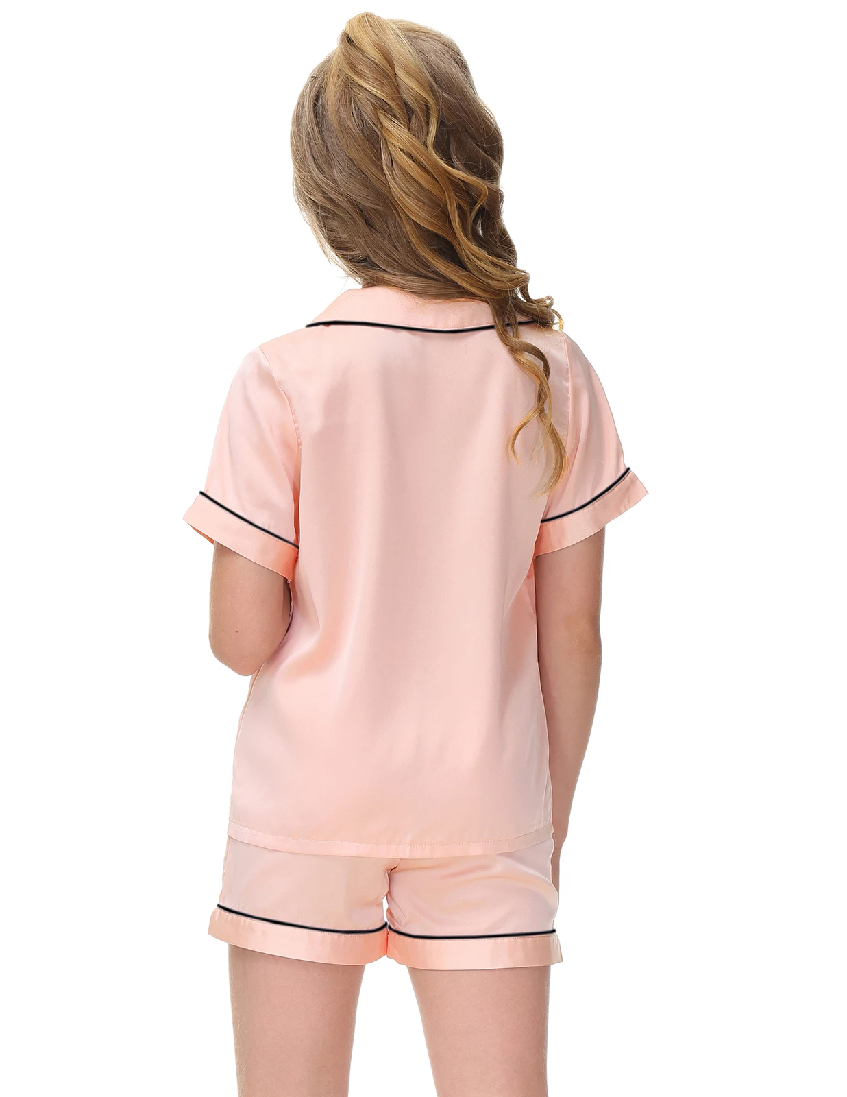 Aamikast летний кардиган и шорты для мальчиков девочек однотонные детские пижамы