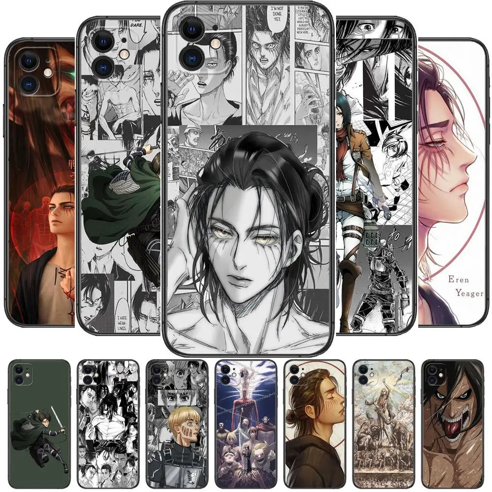 

Anime Attack On Titan Comic Phone Cases For iphone 13 Pro Max case 12 11 Pro Max 8 PLUS 7PLUS 6S XR X XS 6 mini se mobile cell