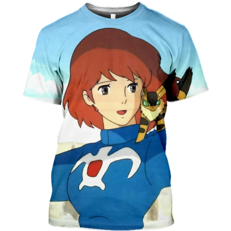 

Anime Nausicaa of the Valley of the Wind 3D Printed T-shirt Men/women Fashion Cool Casual Style Tee Shirts Streetwear Tops