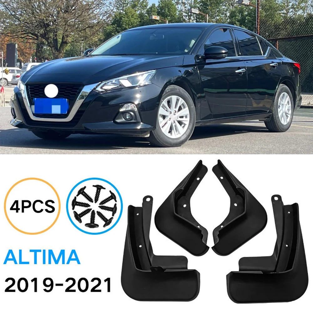 

Car Accessories For Nissan Altima L34 2019 2020 2021 6th Mudguards Splash Guards Mudflap Front Rear Wheels Fender Car-Stying