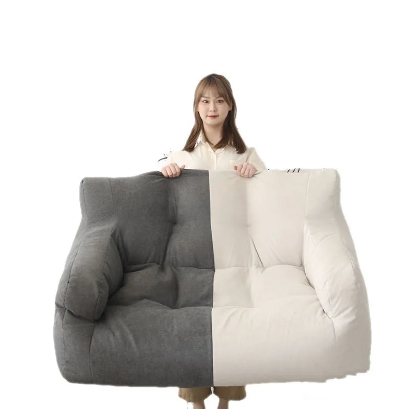 INS Giant Bean Bag Диван-стул из хлопка и льна диван-диван кресло-кровать Напольное