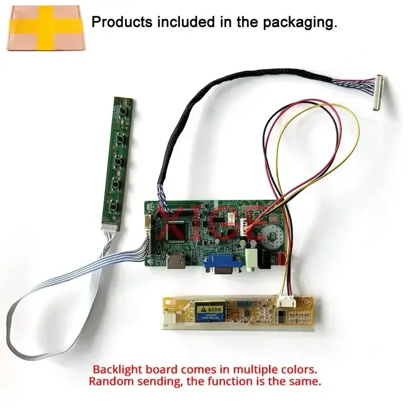 Фото Плата контроллера монитора для LTN133W1 LTN133AT01 LP133WX1 B133EW01 LVDS 30-контактная HDMI+VGA 1280x800 1-CCFL 1280*800 DIY-комплект №3