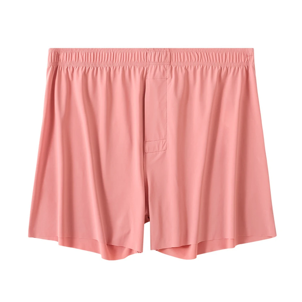 Мужские трусы-боксеры из ледяного шелка сексуальное нижнее белье плавки шорты