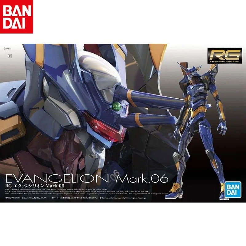 

Оригинальная Сборная модель Bandai Spot RG EVA Unit 1 Unit 6 Asuka Kaoru Nagisa Evangelion, оригинальная сборка/сборка