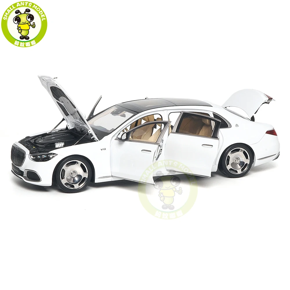 1/18 S класс S680 2021 реальный белый цвет литая модель игрушечного автомобиля подарки отцу друзьям 1/18 S класс S680 2021 реальный белый цвет литая модель игрушечного автомобиля подарки отцу друзьям