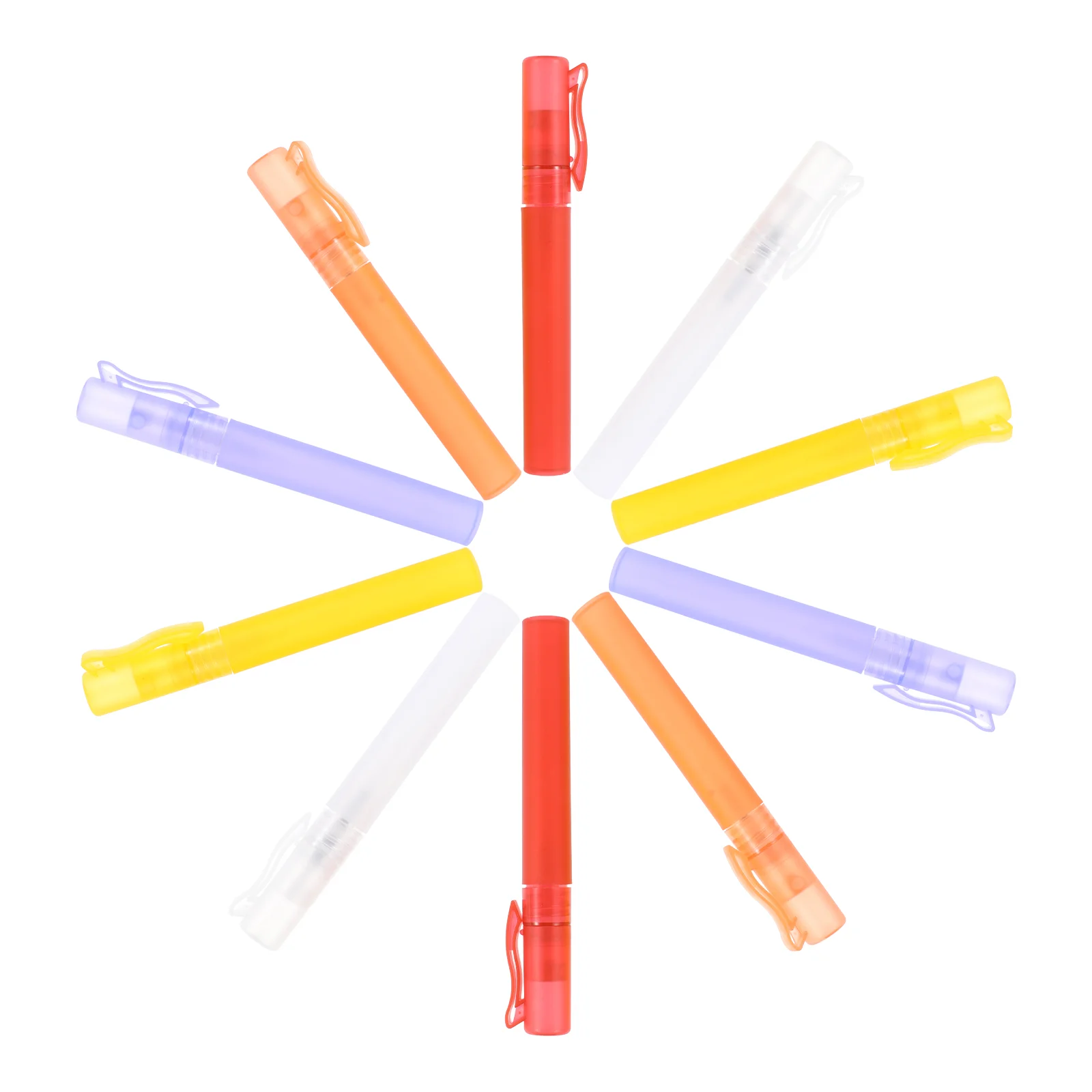 

10PCS Perfume Sub Bottles Small Empty Spray Bottles Containers Pen Shape Spraying Bottles for Travel Home
