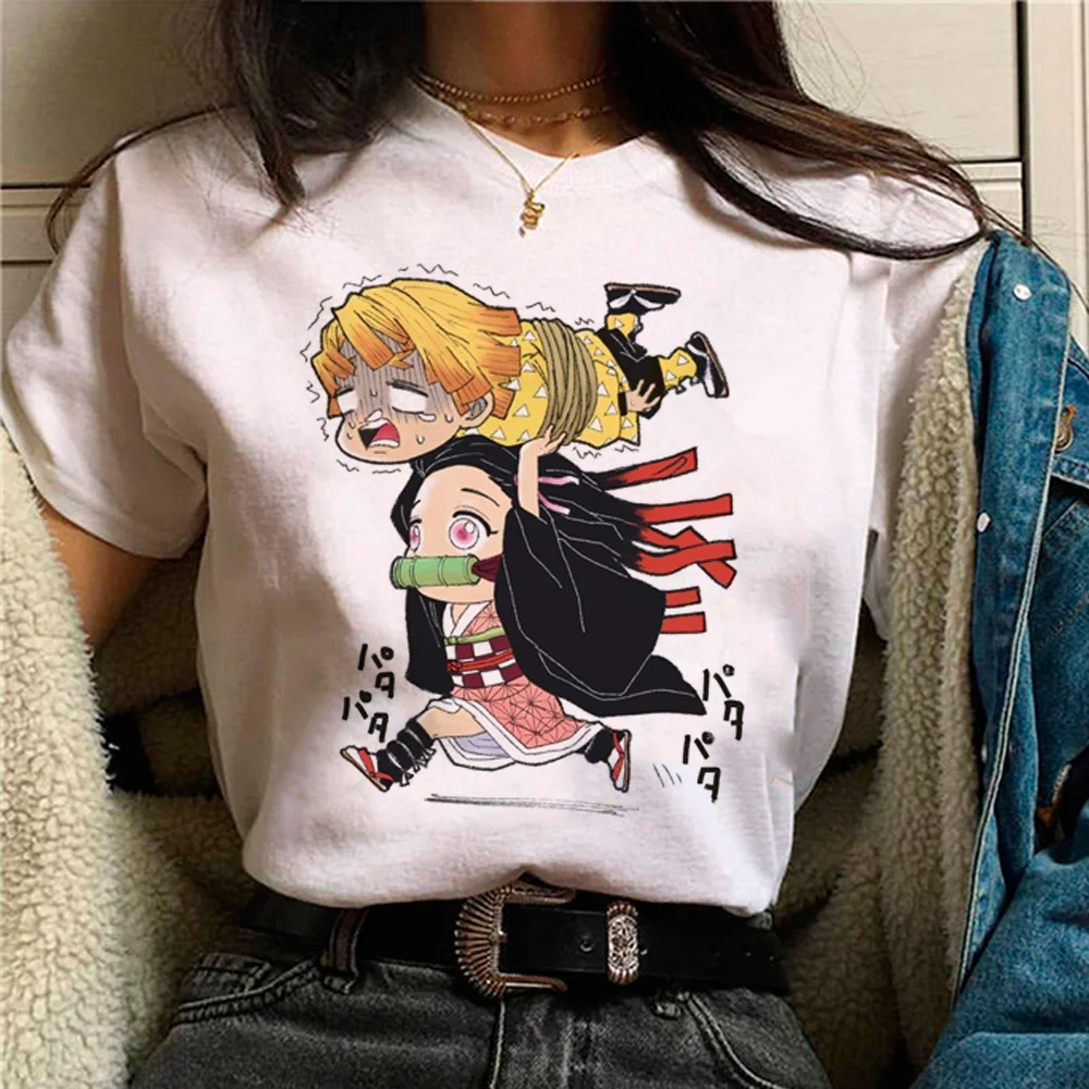 

Топ с рассеивателем демонов, Женская забавная уличная одежда, футболка, Женская комиксная одежда