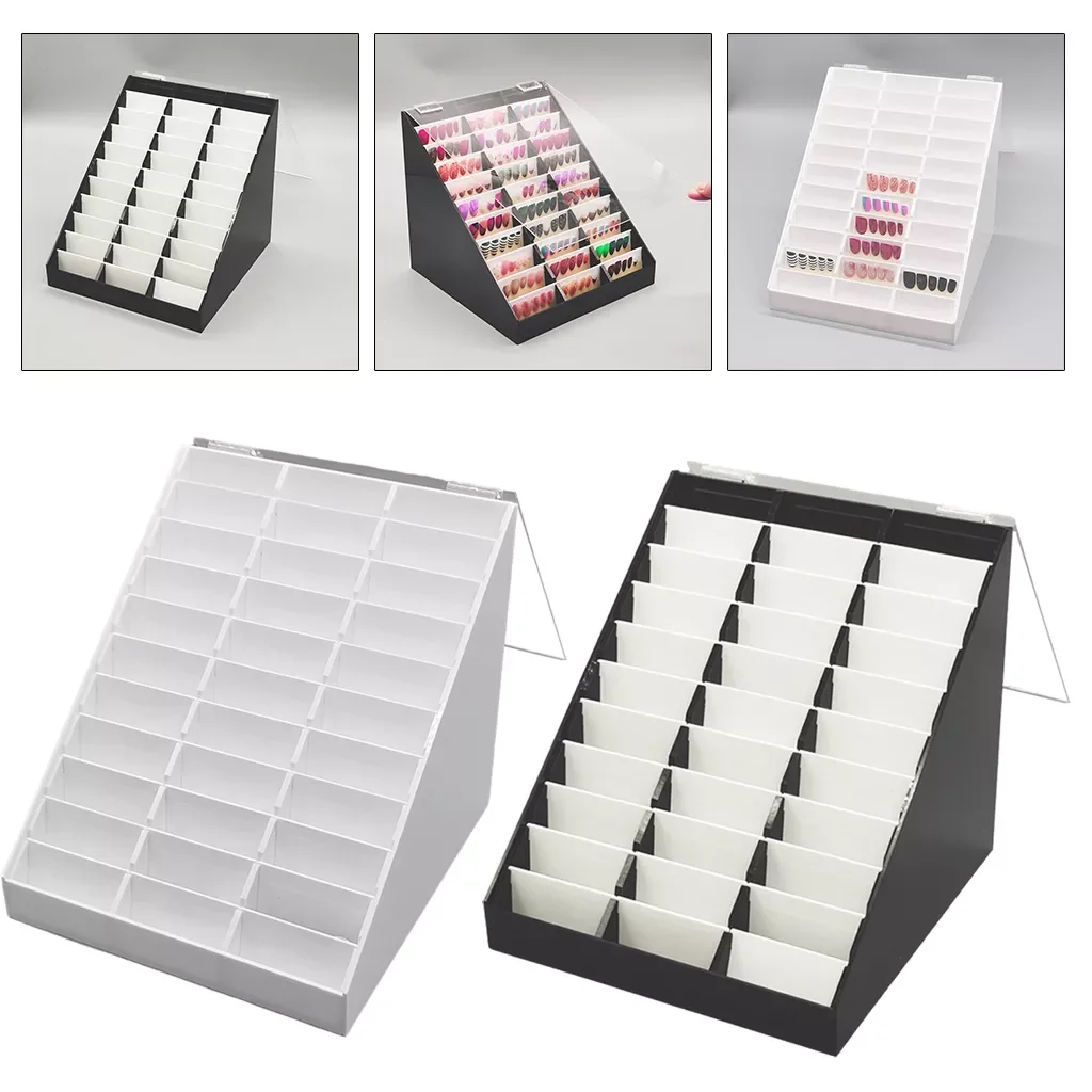 

NEW2023 Acrylic Nail Practice Stand Nail Tip Art Display Stand Holder Manicure Tool Reusable for Home Salon Makeup