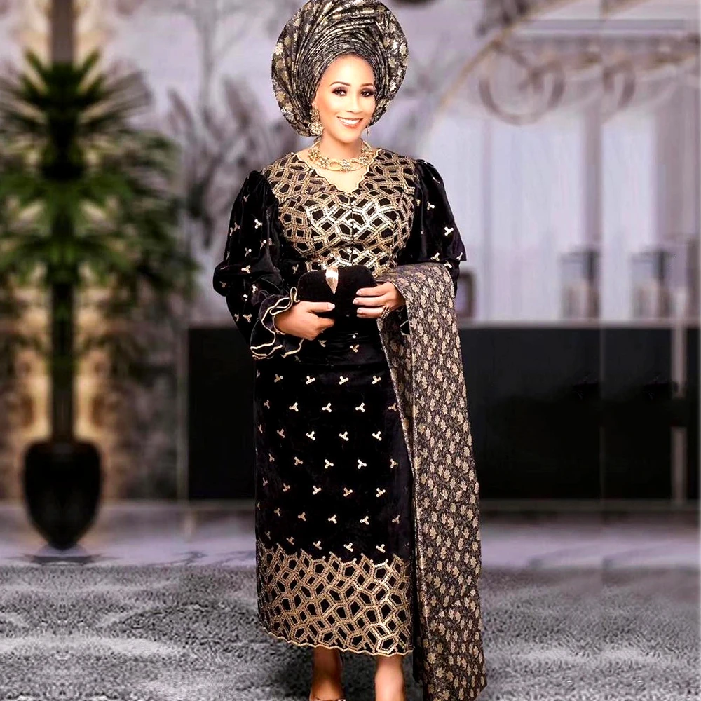 

Новейшая африканская роскошная гипюровая бархатная кружевная Ткань 5 ярдов 2023 нигерийская Вышивка Блестками Кружевной материал хлопчатобумажная ткань ручной работы