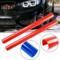 2pcs car grill bar v brace style front grille trim strips cover frame stickers for bmw f30 f10 f20 f11 f31 f07 f32 f33 f34 f36
