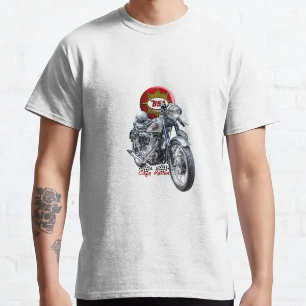 

BSA Gold Star 500cc Cafe Racer, футболка для Bimota BMW SYM Boxer Aprilia KTM Daelim
