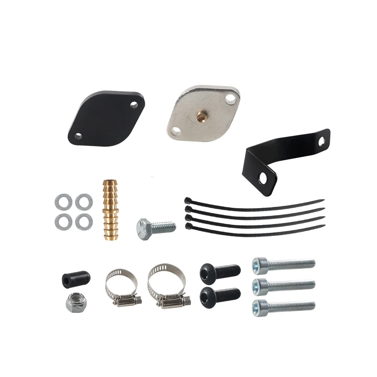 

1 Set Power Stroke Diesel EGR Cooling for Ford 2011 2012 2013 2014 2015 2016 2017 2018 2019 6.7L EGR-1052-BK