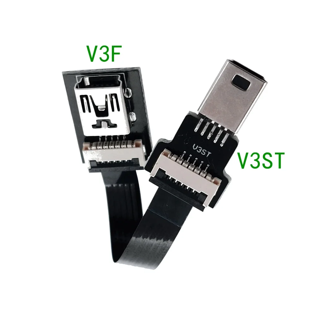 Мини-USB между мужчинами и женщинами колено FPC ультратонкий удлинительный кабель