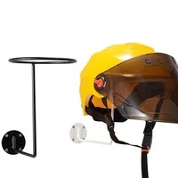 steel motorcycle accessories helmet holder hanger rack wall mounted hook for coats hats caps helmet rack black