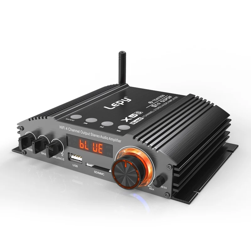 Lepy X5 2x100 Втx5s 4x50 Вт Tda7850 Цифровой Усилитель Мощности Класса D Bluetooth 5 (art.: 3920ca4000cec) - 3920ca4000cec
