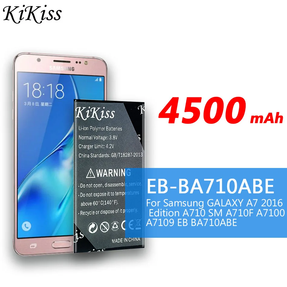 

Оригинальная батарея 4500 мАч для Samsung GALAXY A7 2016 A7100 A7109 A710 A710F