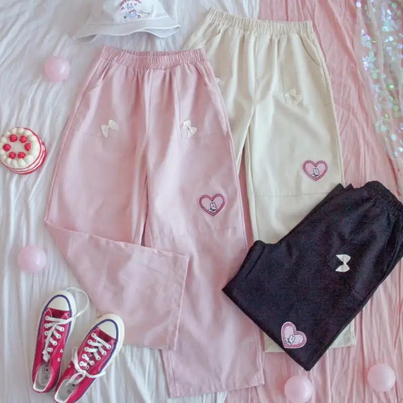 

pants stacked sweatpants plus size sweat pants women women pants anime pants drawstring sweatpants