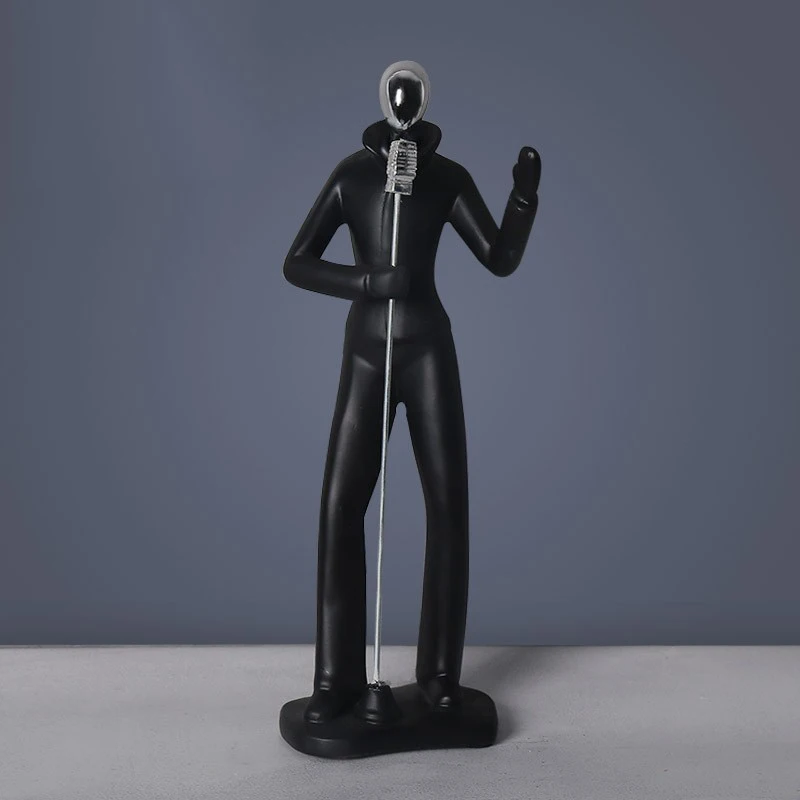 

Скандинавская Музыкальная фигурка персонажа для фитнеса, спорта, абстрактного спортзала, офисное украшение, полимерные Аксессуары для сто...