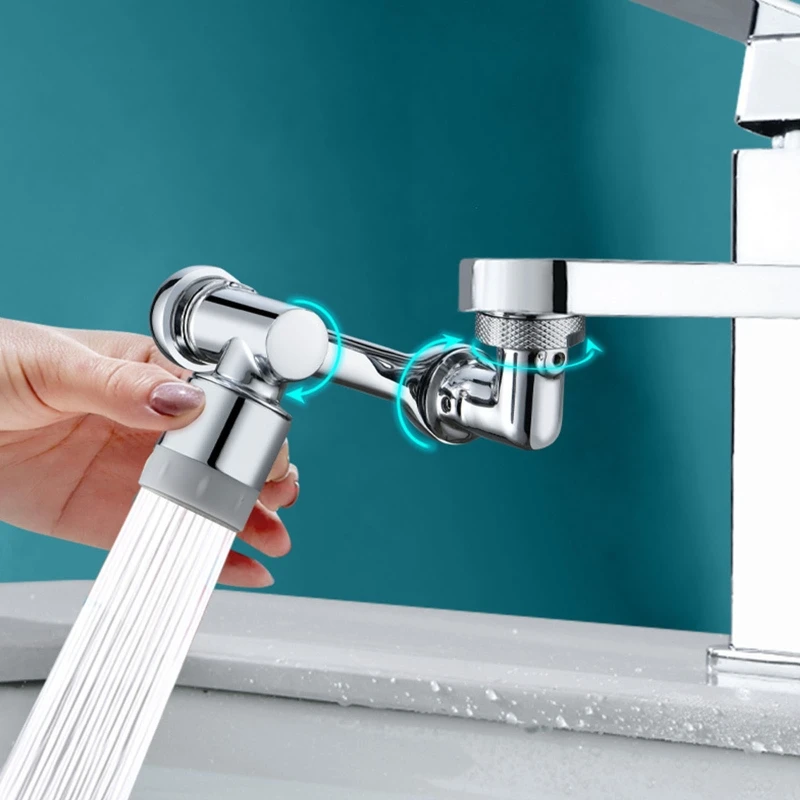 Аэратор для водопроводного крана с роботизированным рычагом поворот на 1080