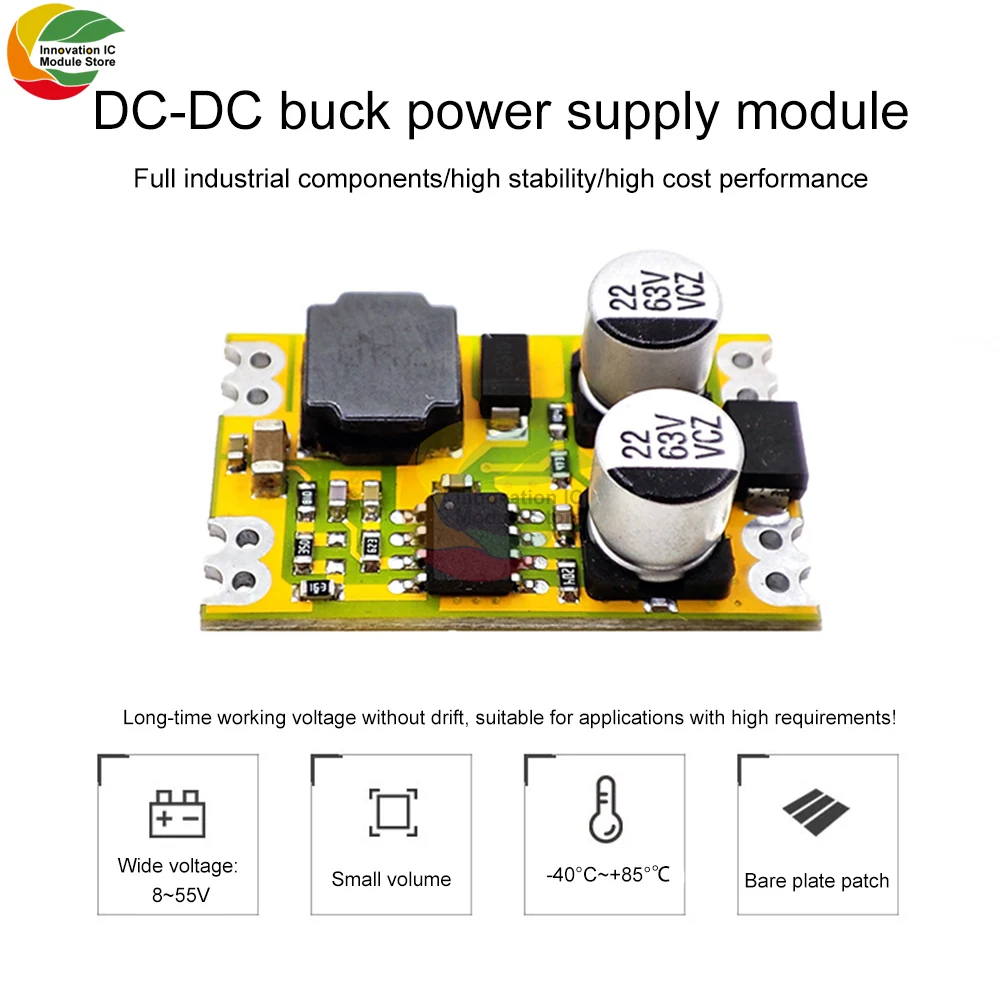 

DC to DC High Efficiency Voltage Regulator 8-55V Buck Converter DIY Power Supply Step-Down Module