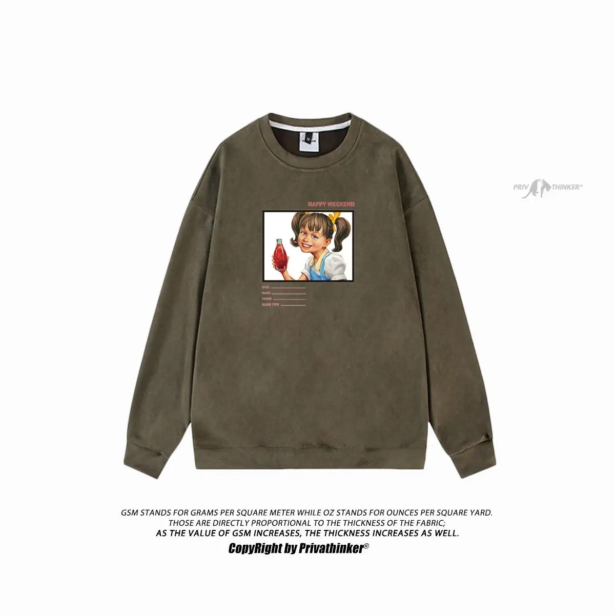 

Funny Pattern Unisex Oversized Pullovers American Retro Suede Man Casual Sweatshirts Streetwear Men Oversized Hoodies Clothing