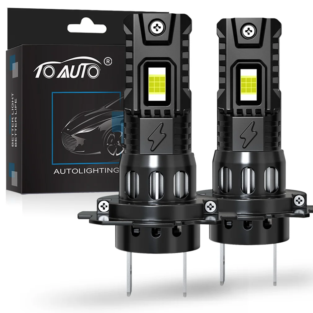 

TOAUTO H4 Светодиодный светильник 100 Вт 20000LM 9005 9006 H11 H7 Светодиодная фара Canbus 36 CSP Автомобильные лампы с высоким закрытием Авто с вентилятором Turbo Lights