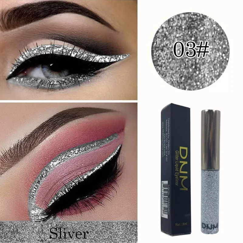 

NEW2023 16 Color Liquid Eyeliner Flash Waterproof Durable Makeup Eyeliner Golden Red Blue White Eyeliner Lasting Shiny Eyes TSLM