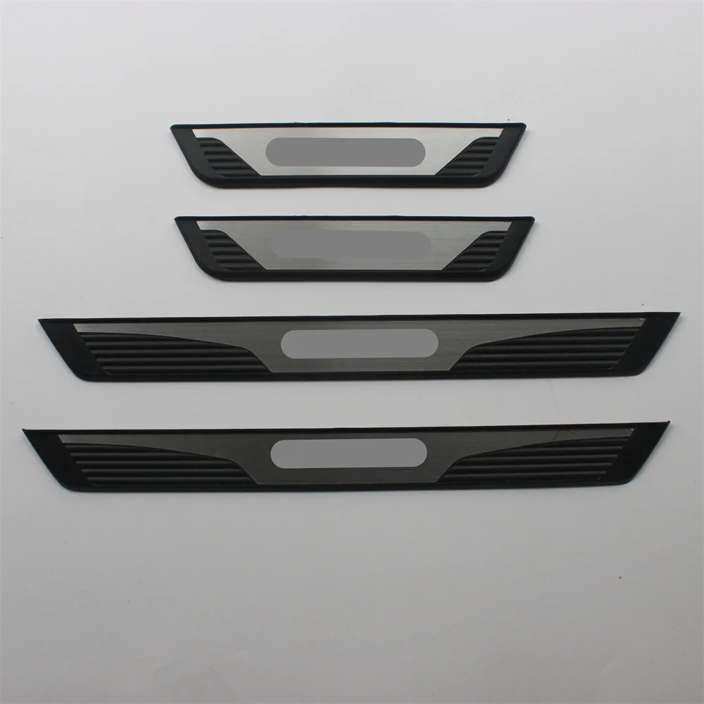 

Car Styling Stainless Steel Led Door Sill Scuff Plate Guard Sills Protector Trim For Hyundai I10 2013-2020