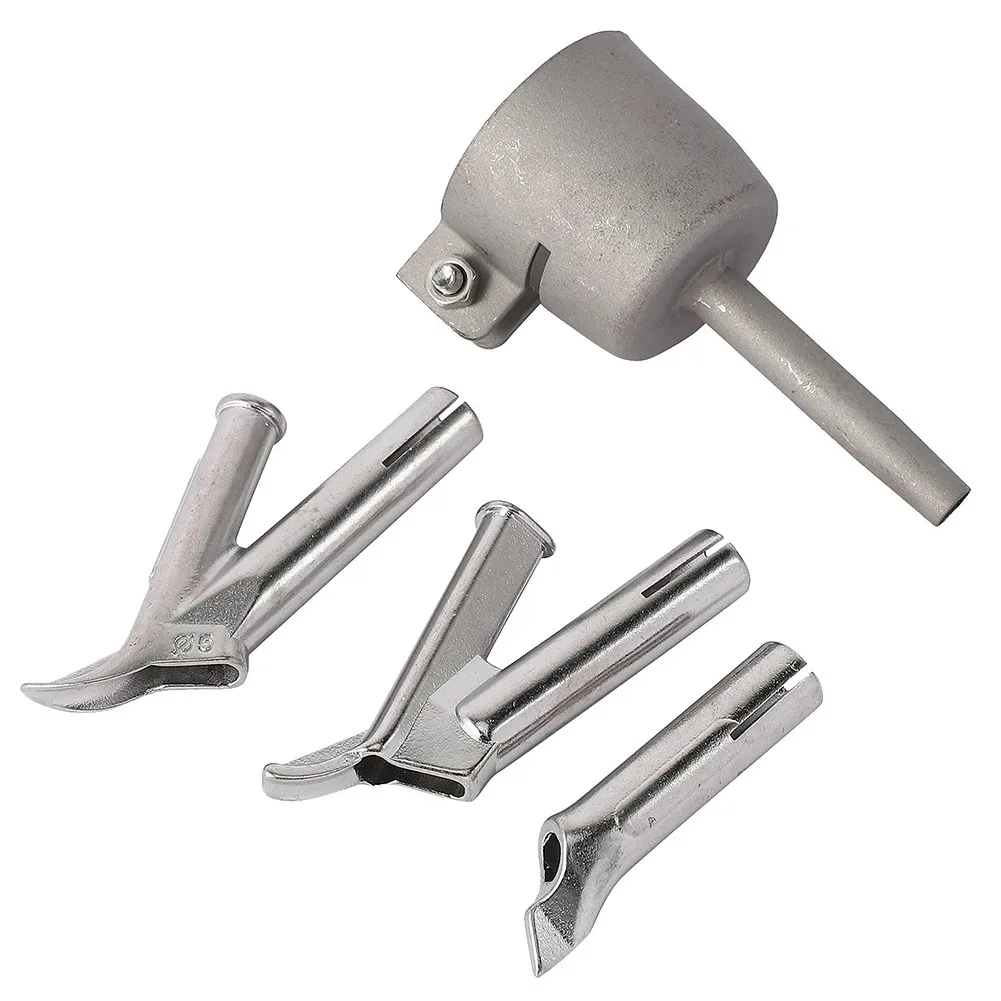 

4Pcs/set 5mm Round Nozzle+Round & Triangular Speed Welding Nozzle+Tacking Nozzle 5mm Weld Tip Speed Welding Nozzles For PVC
