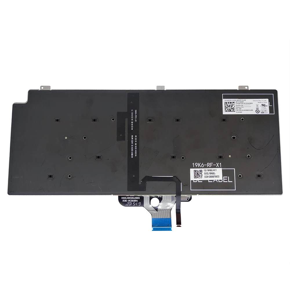 Клавиатура с подсветкой для ноутбука Германия Dell Latitude 7310 01VJ7V 04RNPF 4V466 04V46 6