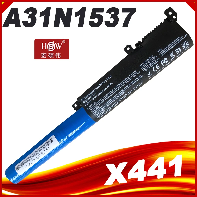 Новинка A31N1537 Аккумулятор для ноутбука ASUS VivoBook X441S/N/U X441SA X441SC X441UA X441UV R414U F441U A441U A441UV R541UA A441N R414U