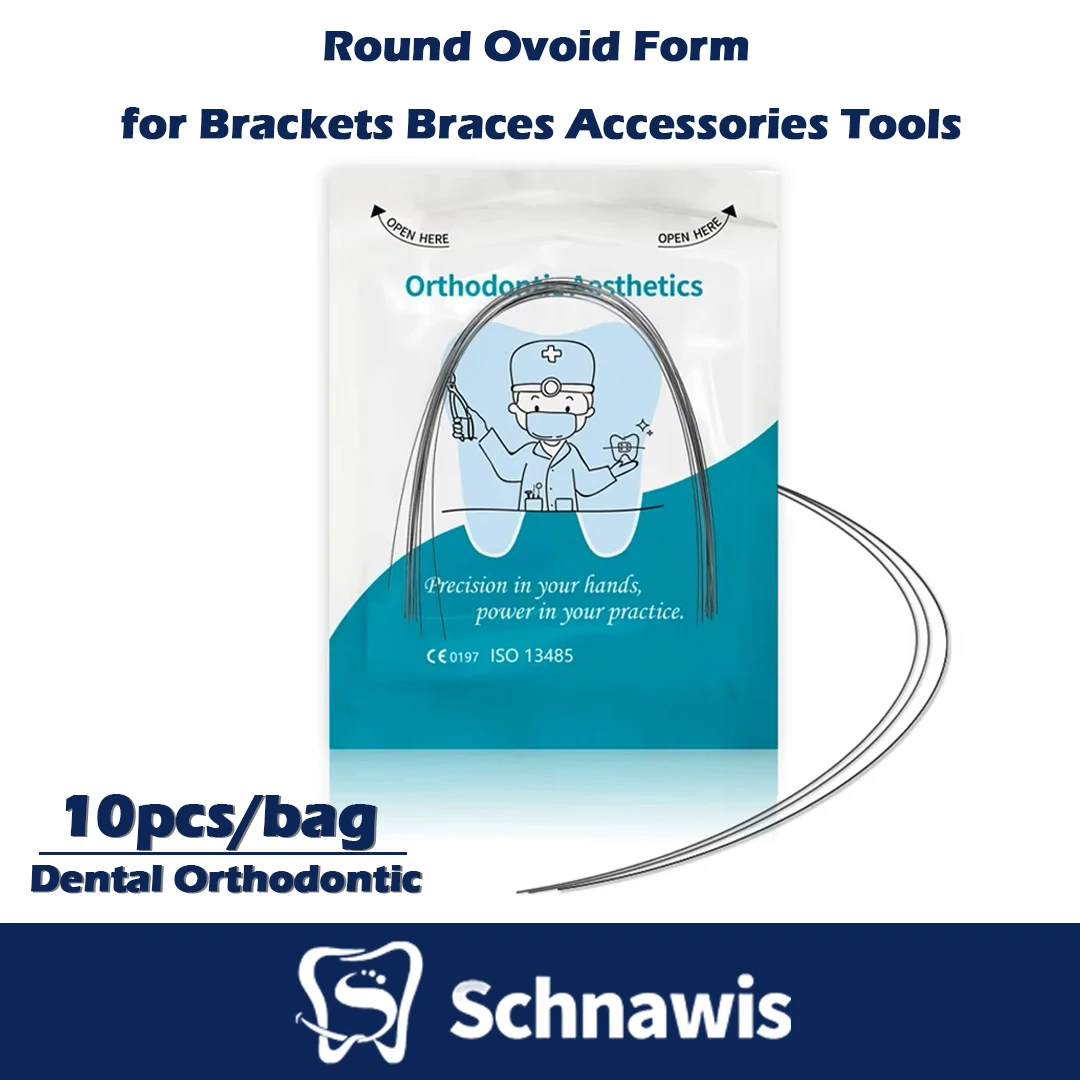 10 шт./пакет стоматологические ортодонтические дуги Niti термоактивная проволока