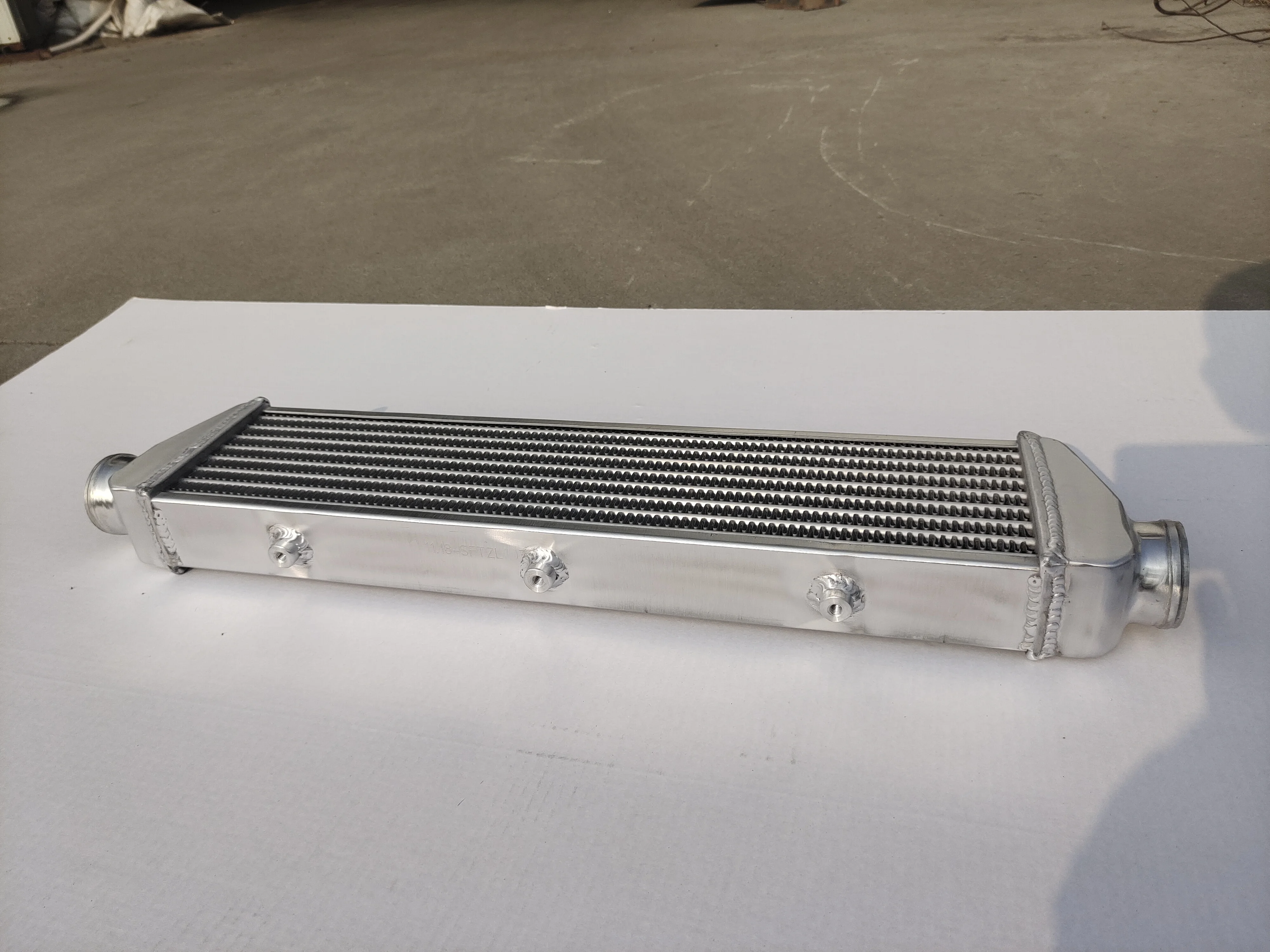 Универсальный алюминиевый турбо-интеркулер FMIC 23 5 дюйма X 2 выход 57 мм