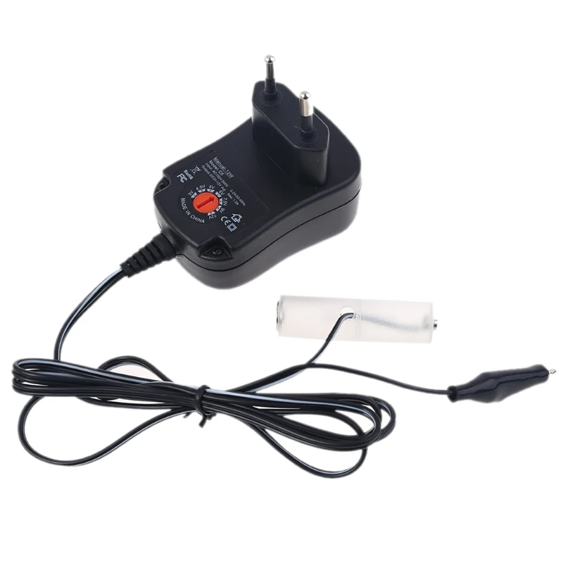 

AA AAA Battery Eliminator Adjustable Voltage Cable for LED Light EU Powered Cord