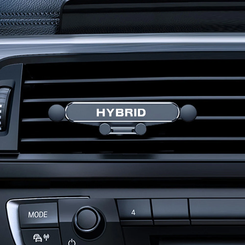 Для Toyota Hybrid Yaris Auris Corolla Prius CHR Camry гравитационная Подставка для сотового телефона с креплением на вентиляционное отверстие в автомобиле