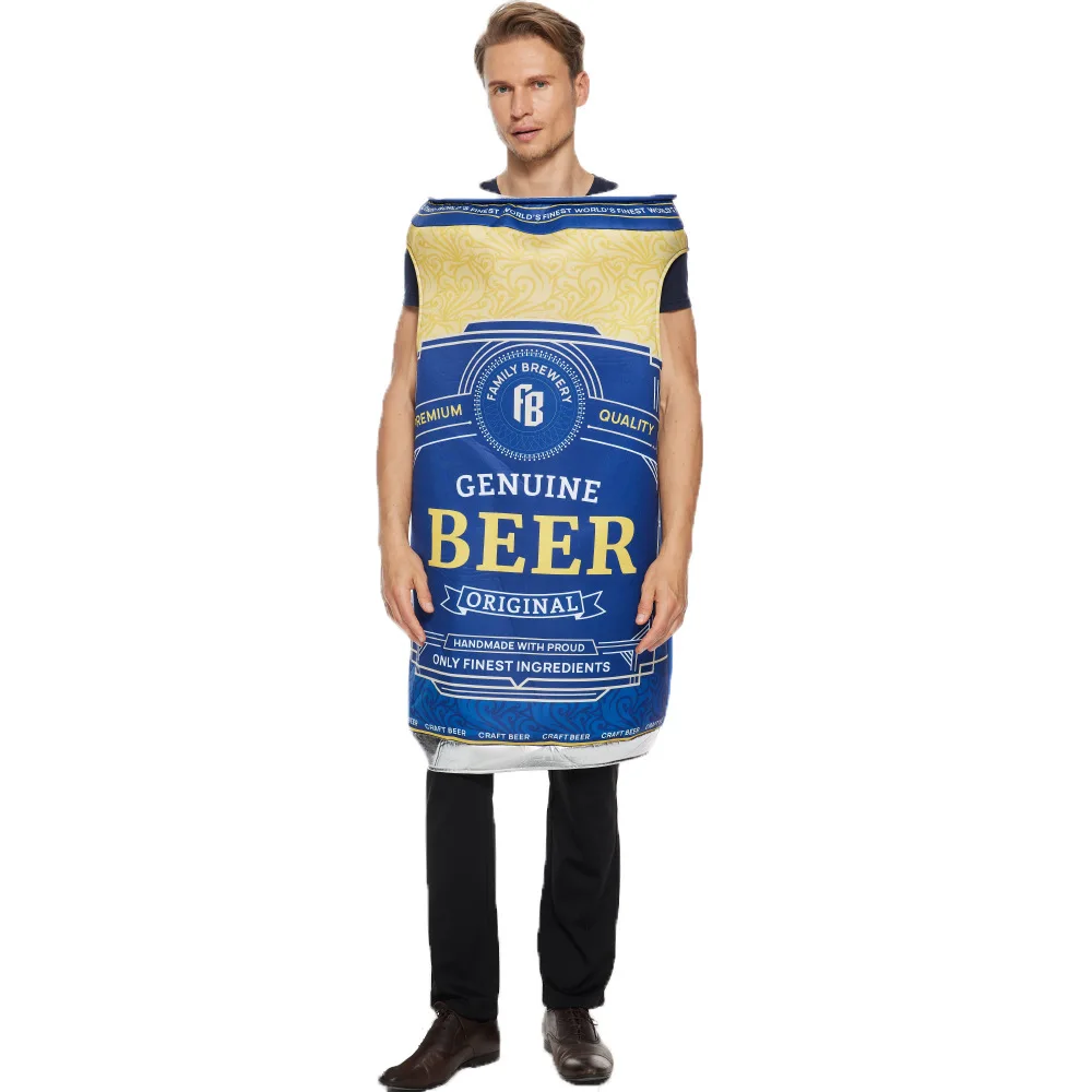 

Halloween Party Can Beer Costume Party Fun Clothing