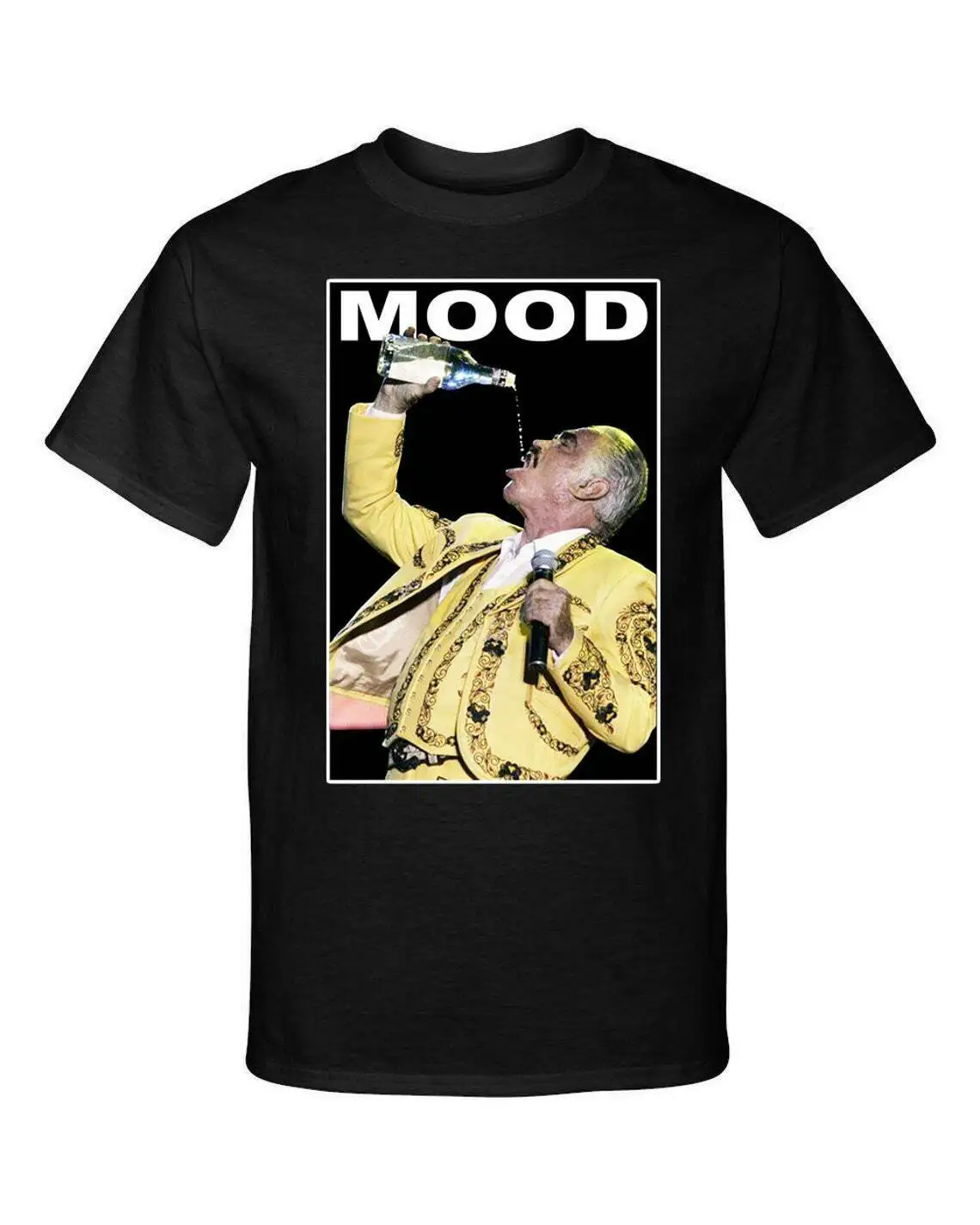 Vicente Фернандес Ченте El Рей Питьевая Текила настроение графическая футболка