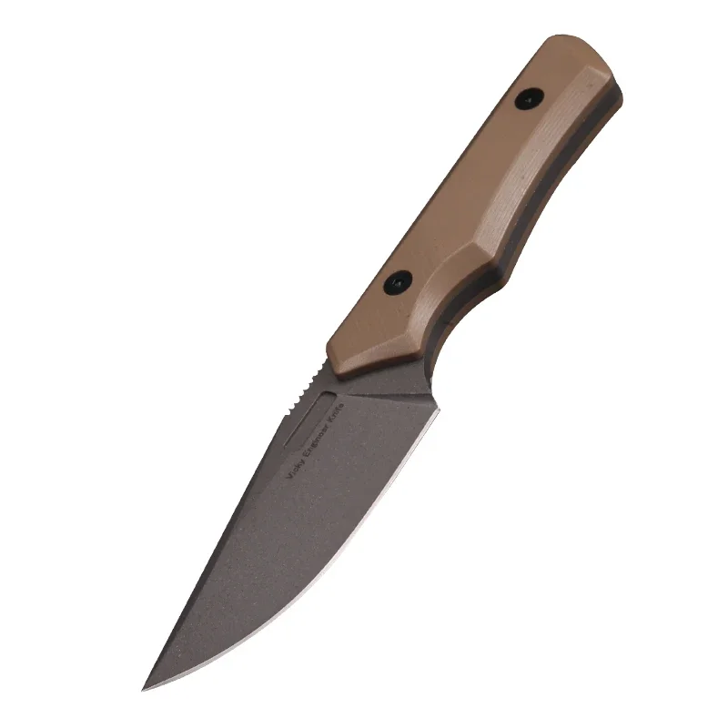 Нож CIVIVI M2 запасной с фиксированным лезвием и зажимом для ремня Kydex ручка tan G10 (7 8 см