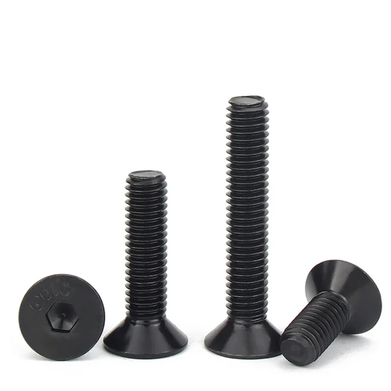 4 # 6 8 10 1/8-3/8 Британский стандарт США класс 9 черная сталь шестигранная головка болт