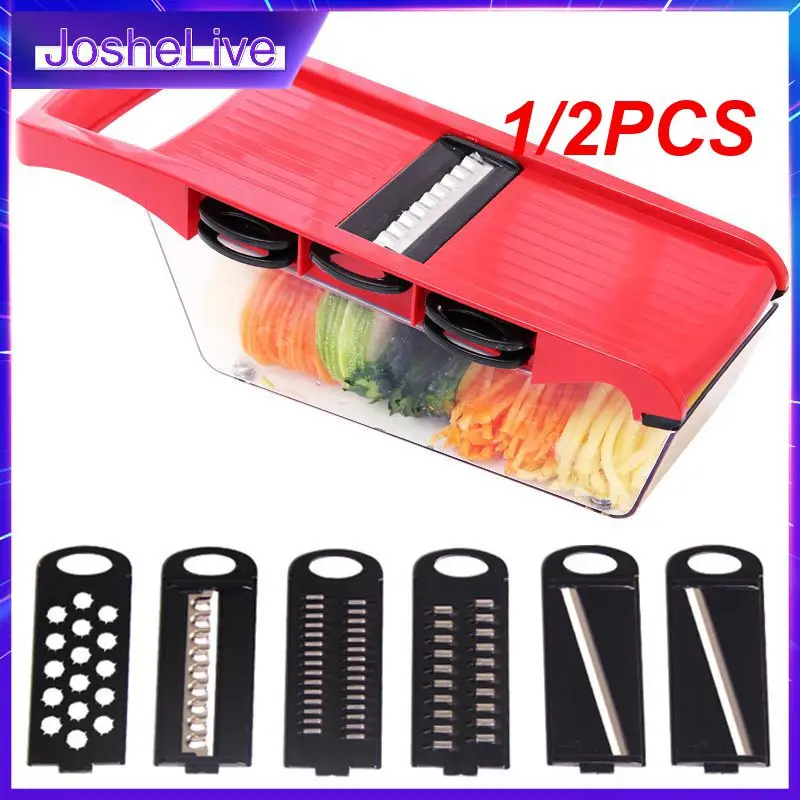 

1/2PCS Kitchen Accessories Manual Potato Slicer Fruit Vegetable Cutter Onion Peeler Kitchen Knives Carrot Grater Dicer Kitchen