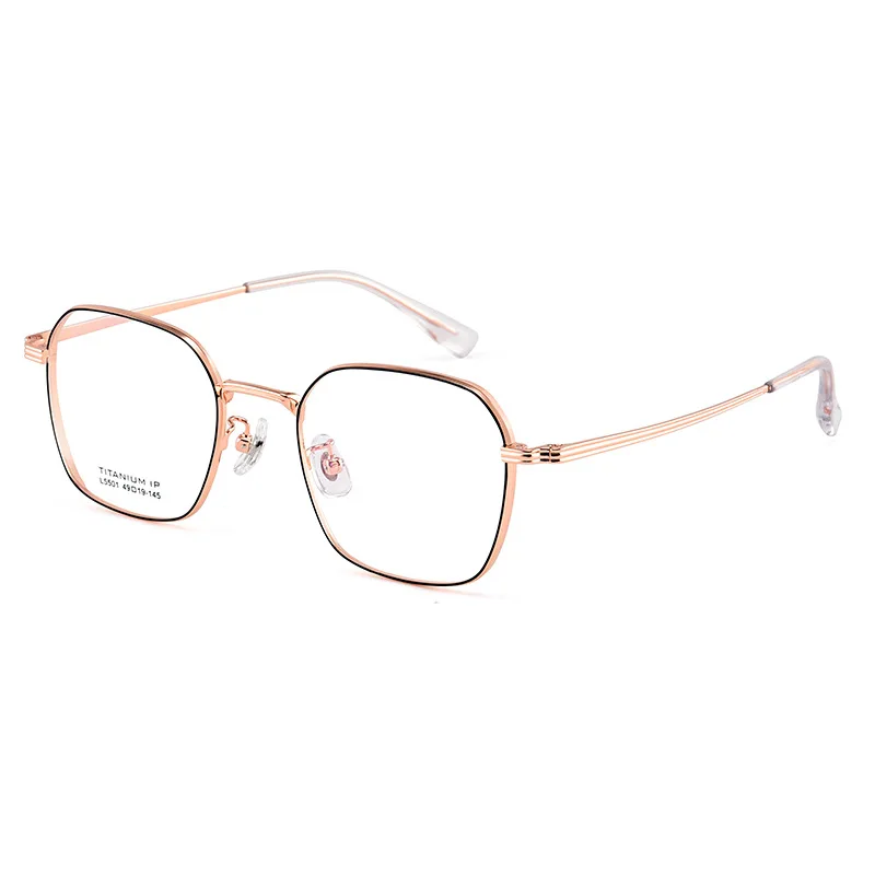 

49-19-145 Titanium Glasses Rim Retro Artistic Glasses Frame Full Rim Frame Myopia Glasses Optical Prescription Glasses Frame