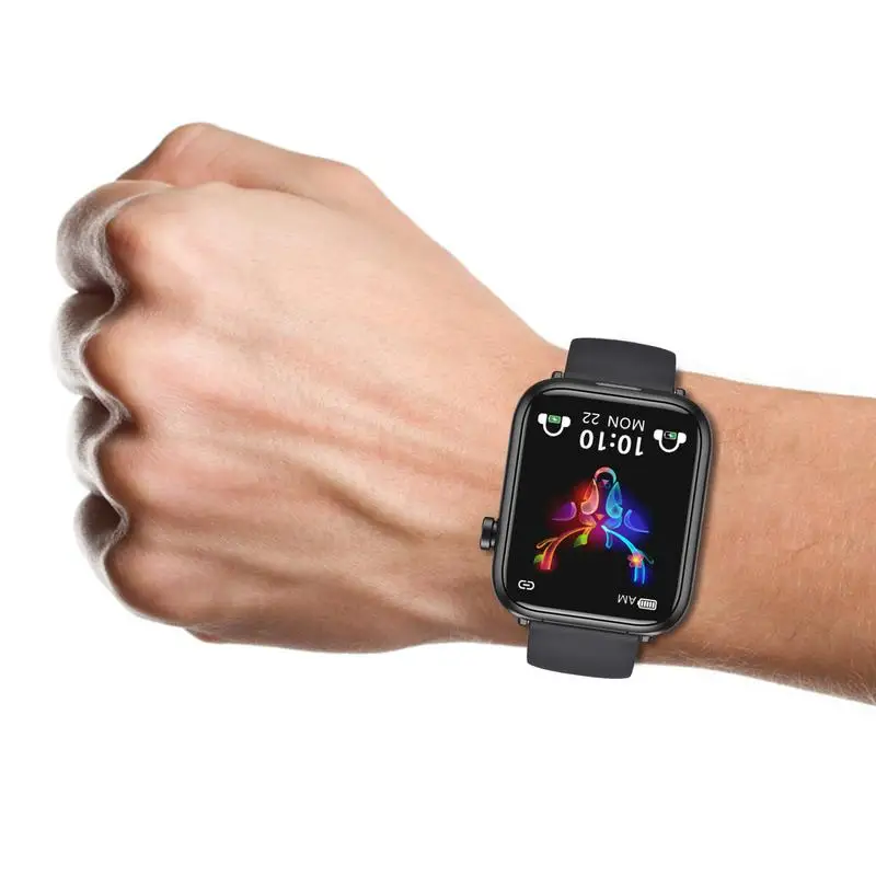 

Smart Watch With Earbuds Smartwatch Blue Tooth Wireless Earphone Breathable Waterproof Sports Bracelet With Sleep Heart Rate