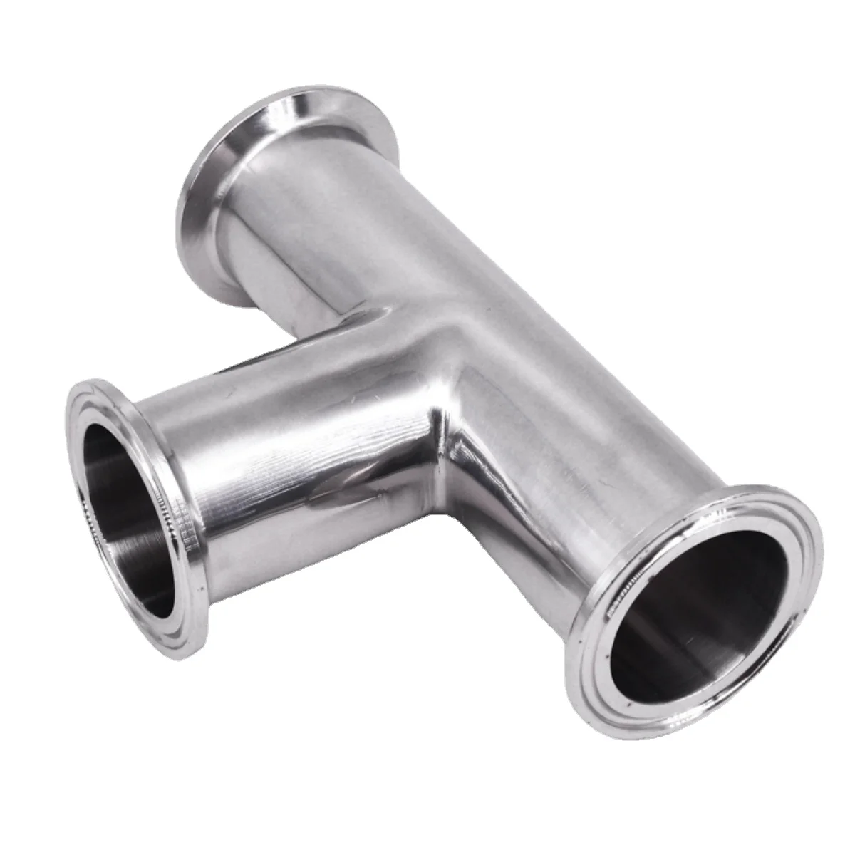 12.7/19/25/32/38/45/51mm Pipe OD 0.5" 1.5" 2" Tri Clamp Tee 3 Way Connector Sanitary Pipe Fitting SUS304/316 Stainless Homebrew