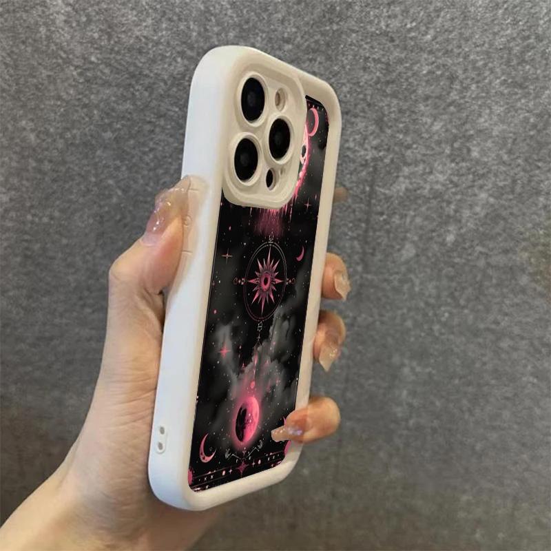 Фото Мягкий чехол для телефона Mysterious Magic Star Moon Pattern для Xiaomi Redmi Note 14 13 12 11 Pro Plus 4G 5G 12S 11S Redmi 13C 14C Cover №4