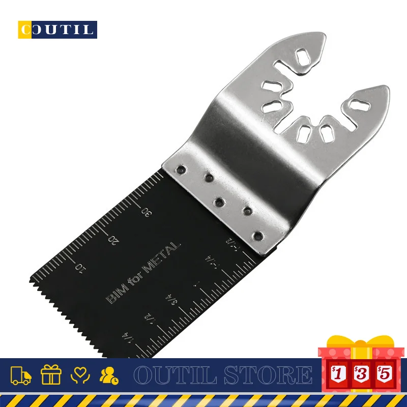 

HCS/Bi-metal Oscillating Saw Blades Express Setup Trimmer Wood Metal Plastic Cutting Tools Electric Grinding Drill Accessories