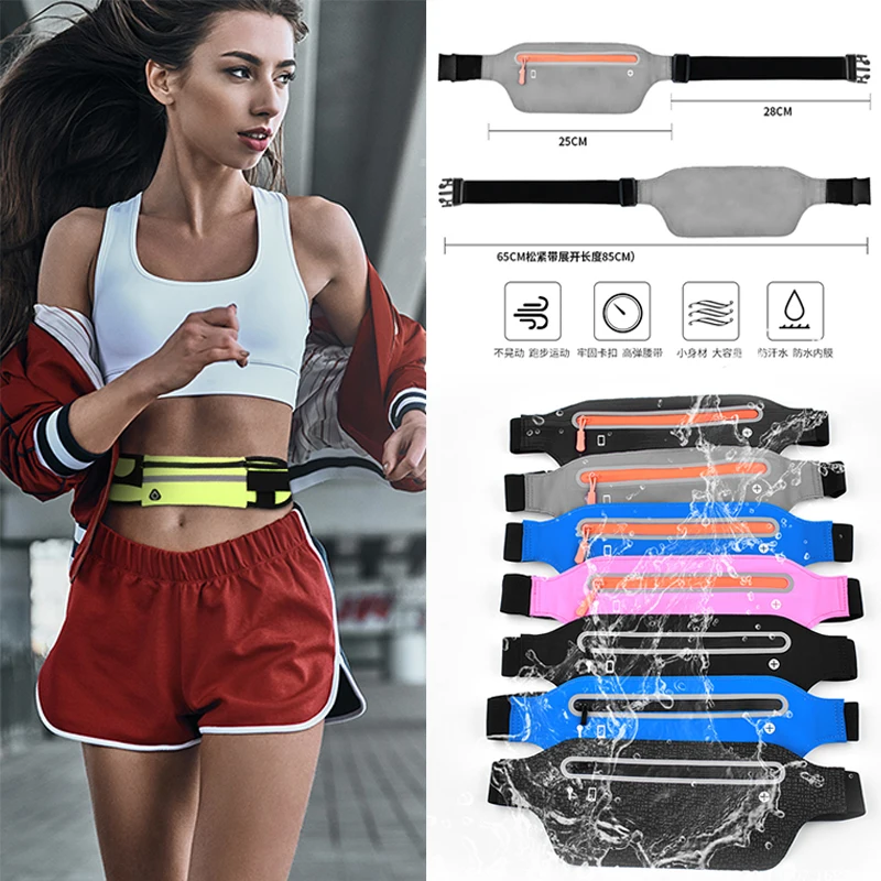 

Running Bag Women Waist bag Belt bag Men Sports Fanny Pack Mobile Phone Bag Gym Running Cell Phone Jogging Run Cycling Bag