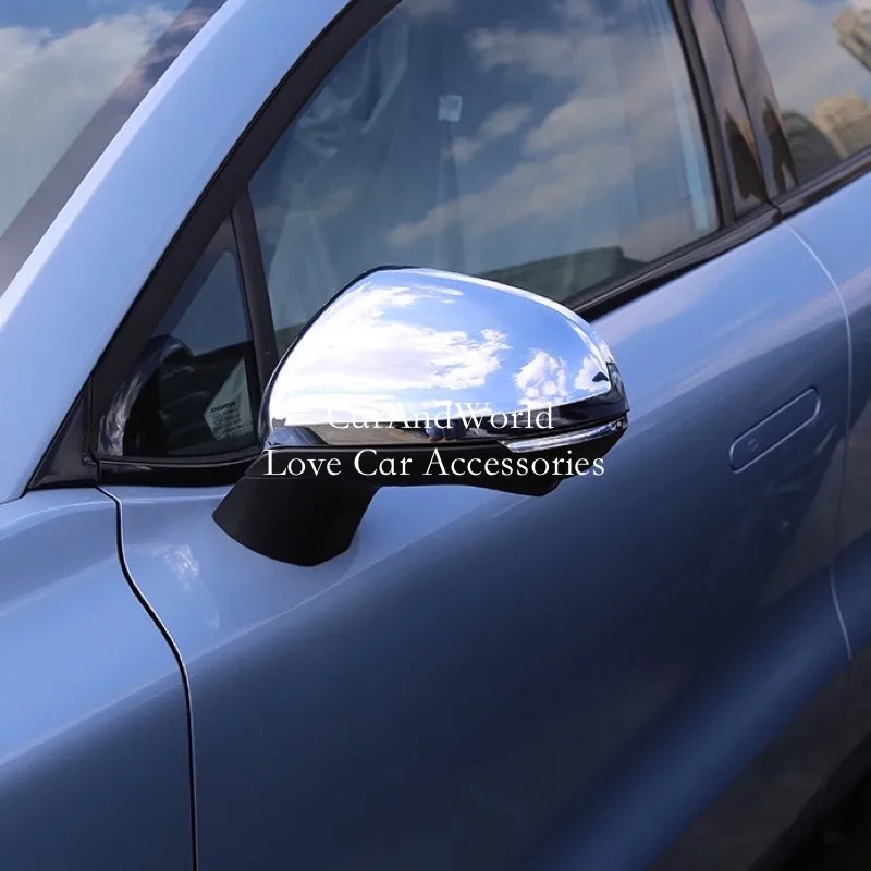 Корпус из АБС-углеродного волокна дверь зеркало заднего вида рамка Обложка брови